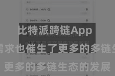 比特派跨链App  种种阛阓需求也催生了更多的多链生态的发展